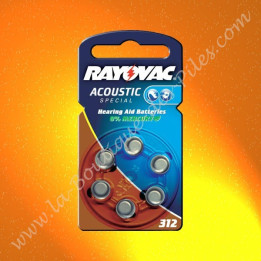 Pile Auditive Rayovac HA312 Acoustic spécial