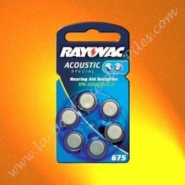 Pile Auditive Rayovac HA675 Acoustic spécial