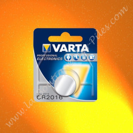 Pile CR2016, pile Lithium Varta 3 volts 90mAh