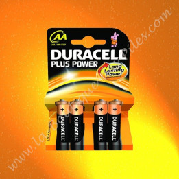 Pile Alcaline LR06 AA Duracell Plus Power