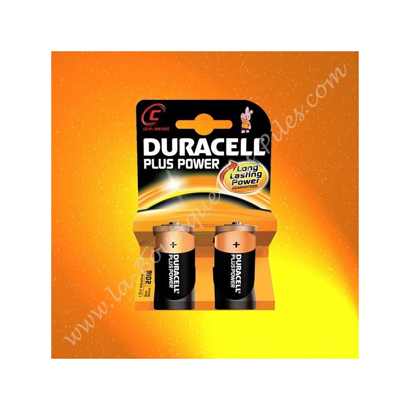 Duracell, Pile Alcaline LR14 C Duracell Plus Power