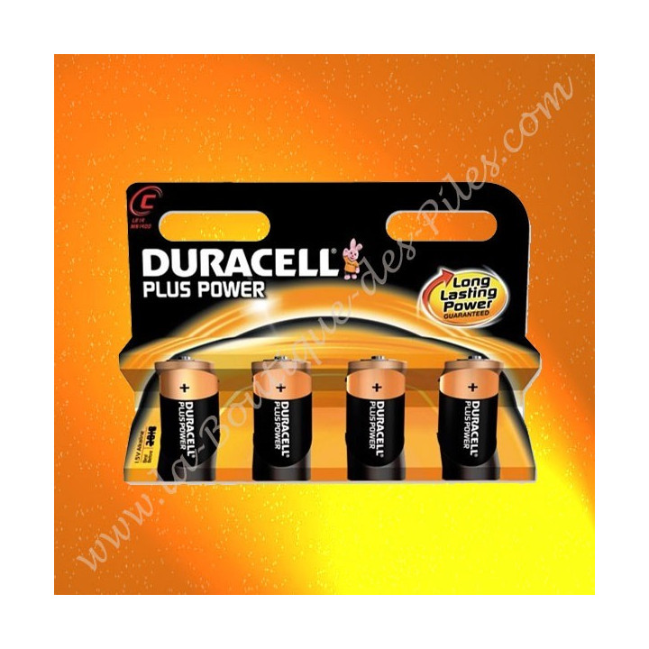 Duracell, Pile Alcaline LR14 C Duracell Plus Power
