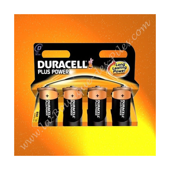 Duracell, Pile Alcaline LR20 D Duracell Plus Power
