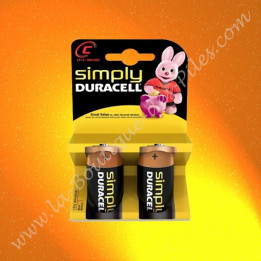 Pile Alcaline LR14 C Duracell Simply, Pile pas cher
