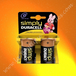 Pile Alcaline LR20 D Duracell Simply