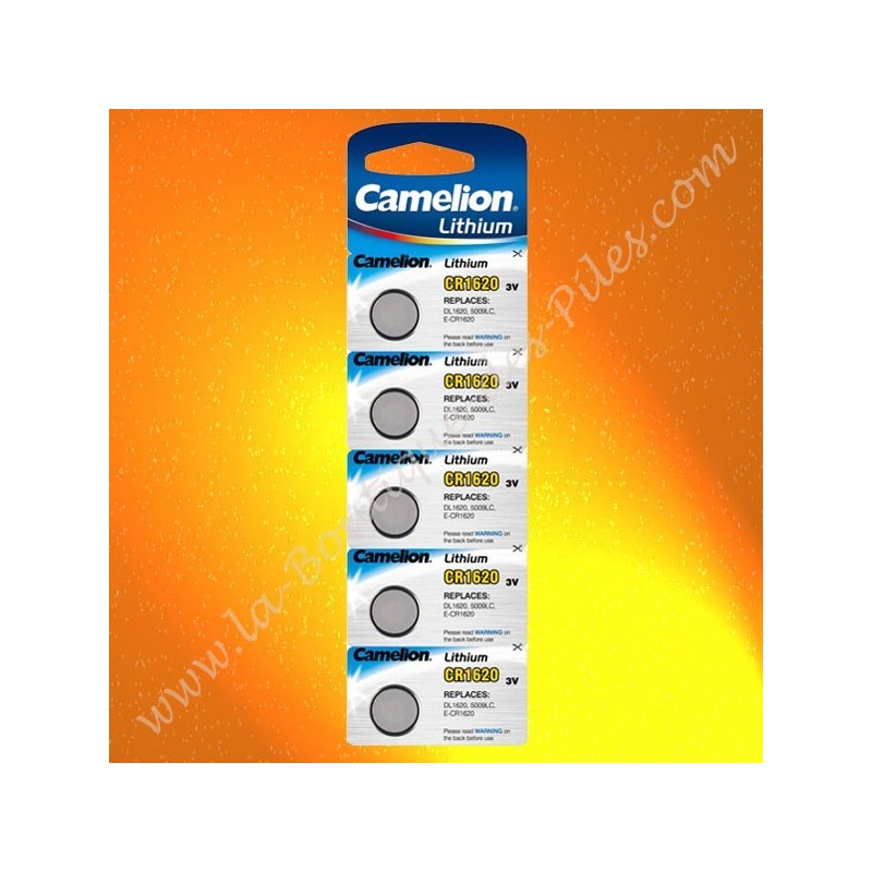Blister 1 pile CR1620 3V Lithium Camelion