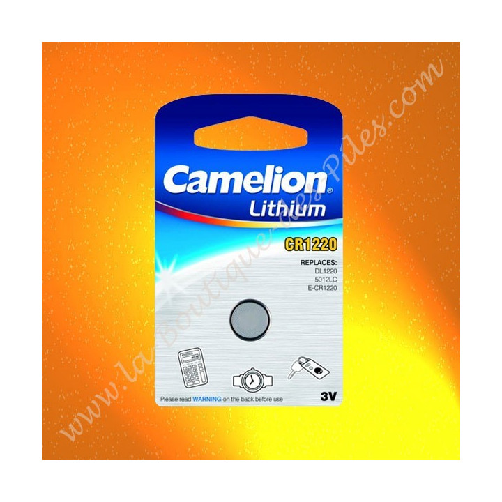 Pile Lithium CR1220 Camelion
