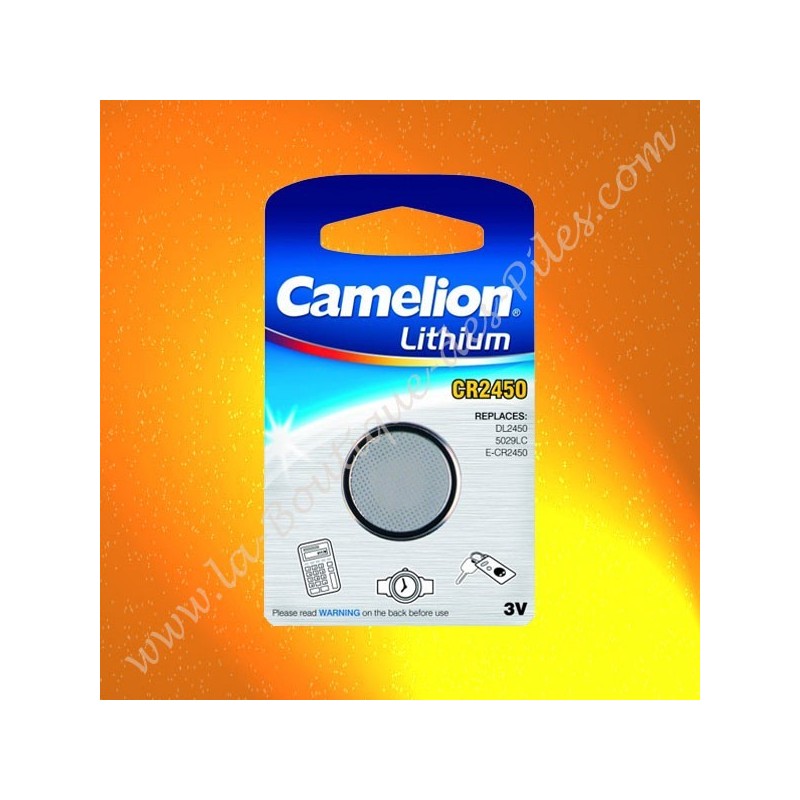 Blister 1 pile CR2450 3V Lithium Camelion
