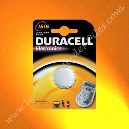 Pile Bouton Lithium CR1616 Duracell Electronics, Pile 3 volts 45mAh