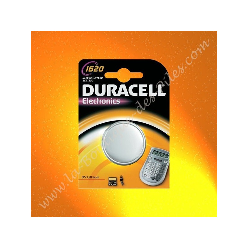 Pile Lithium CR1620 Duracell Electronics