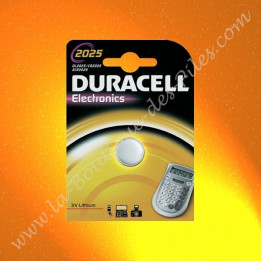 Pile Lithium CR2025 Duracell Electronics