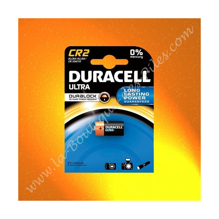 Pile Lithium CR2 Duracell Ultra