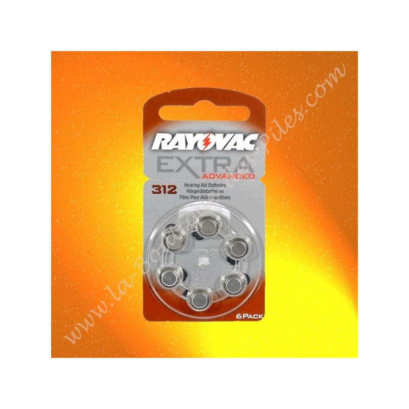Pile Auditive Rayovac Extra 312 Advanced