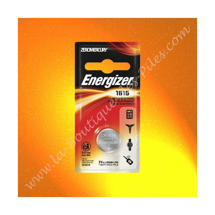 Pile Lithium CR1616 Energizer