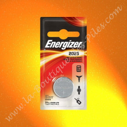 Pile bouton CR2025 Energizer, pile Energizer 3 volts 163 mAh