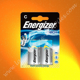 Pile Alcaline LR14 C Energizer High Tech, pile 1,5 volts, blister de 4 piles