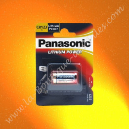Pile Lithium CR123 Panasonic Lithium Power