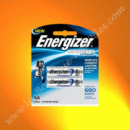Pile Energizer Ultimate Lithium L91 AA, Blister de 2 piles
