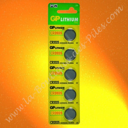 Pile Lithium CR2025 GP Batteries
