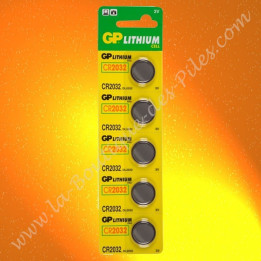Pile Lithium CR2032 GP Batteries