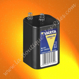 4R25X, pile 6 volts 7,5 Ah Varta