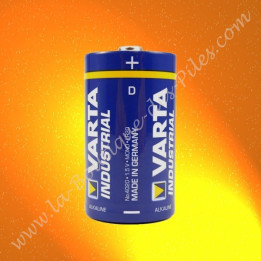 pile Varta Industrial LR20, Taille D, pile alcaline 1,5 volts