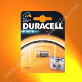Pile Lithium 28L Duracell Ultra Photo