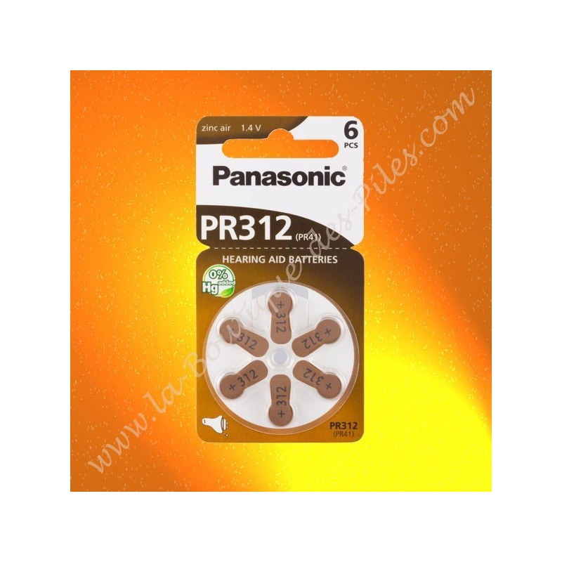 Pile Auditive Panasonic PR312
