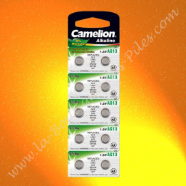 Piles bouton AG13 Camelion