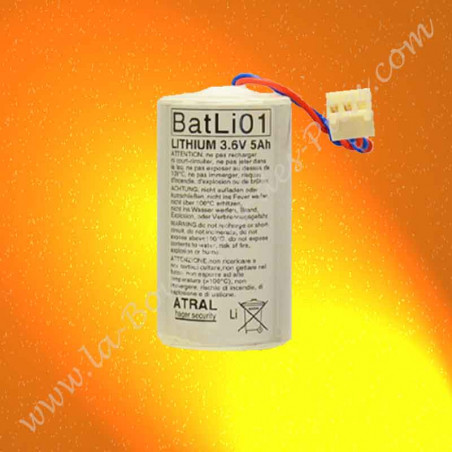 Pile Daitem BATLI30 Originale 4.5V 3Ah Lithium - Batterie Pour Système Alarme Daitem PCL1009