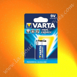Pile alcaline 6LR61 9 volts Varta High Energy