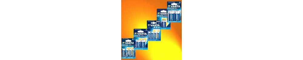 Piles varta AA High energy, Piles alcalines varta AAA, C, D, 6lr61 à petit prix
