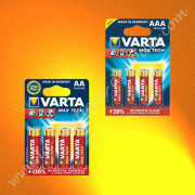 Piles Varta Max Tech