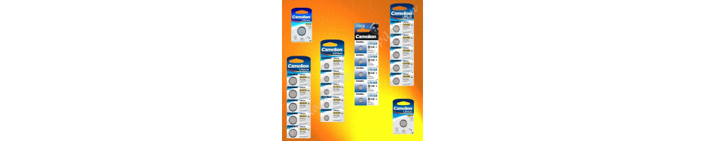 Piles Lithium Camelion, Blister de 5 piles Lithium, blister de 1 pile Lithium, toutes les piles Camelion